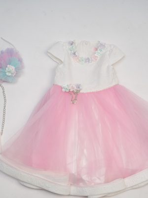 Baby Girls Dresses Baby Girls Mutlicoloured Pink Dress