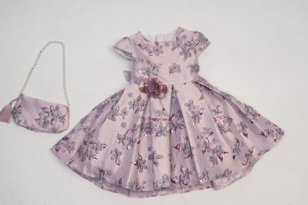 Girls Girls Floral Lilac Dress