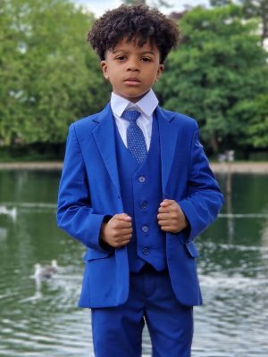 Boys 5 Piece Suits Baby Boys 5 Piece Blue Romario