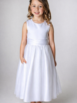 Girls White Dress Kate