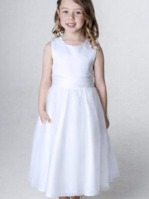 Girls White Dress Kate