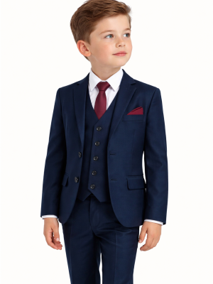 Baby Boys Navy Suit Ezra