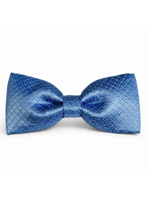 Blue dot bow tie