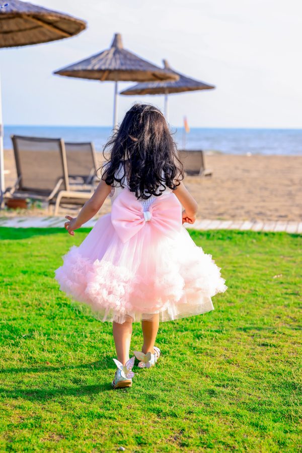 Baby Girls Dresses Girls Pink Bow Dress