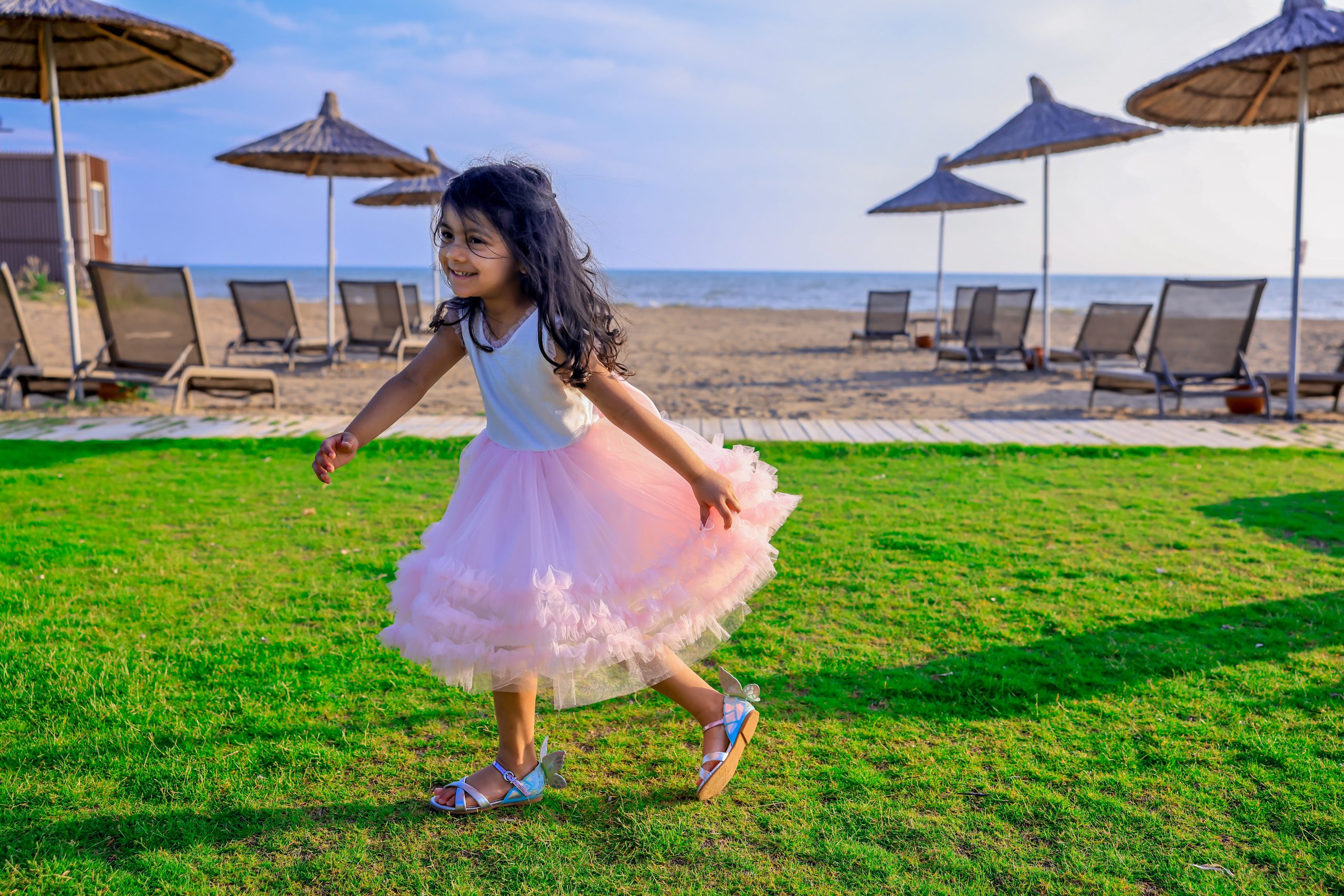 Girls Pink Bow Dress – Occasionwear for Kids