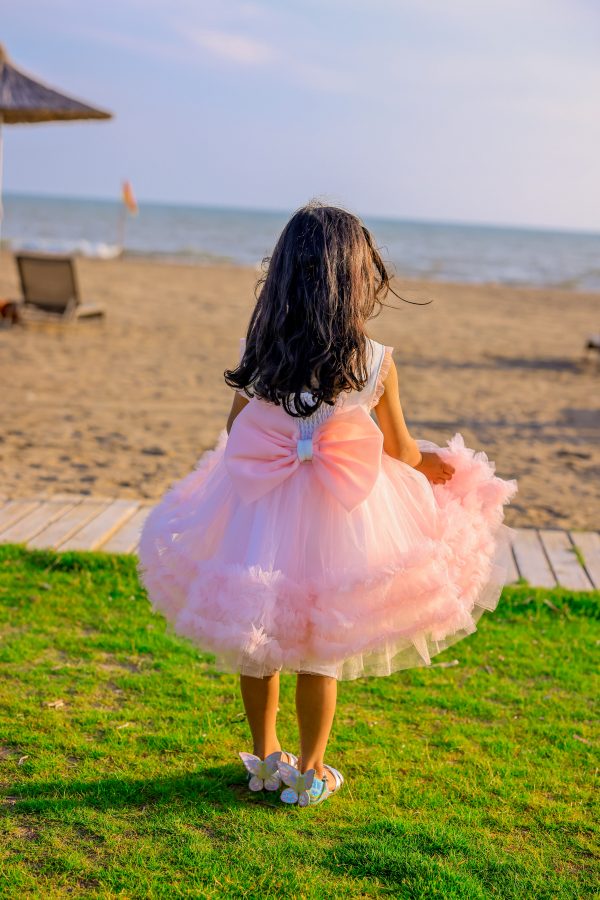 Baby Girls Dresses Girls Pink Bow Dress