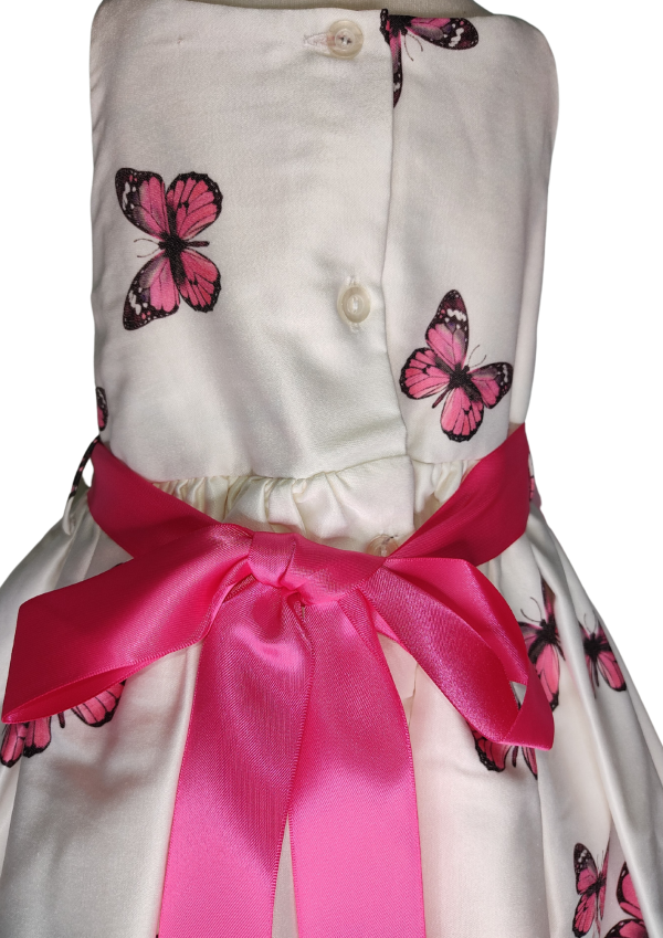 Clearance Items Girls Pink Butterfly Dress