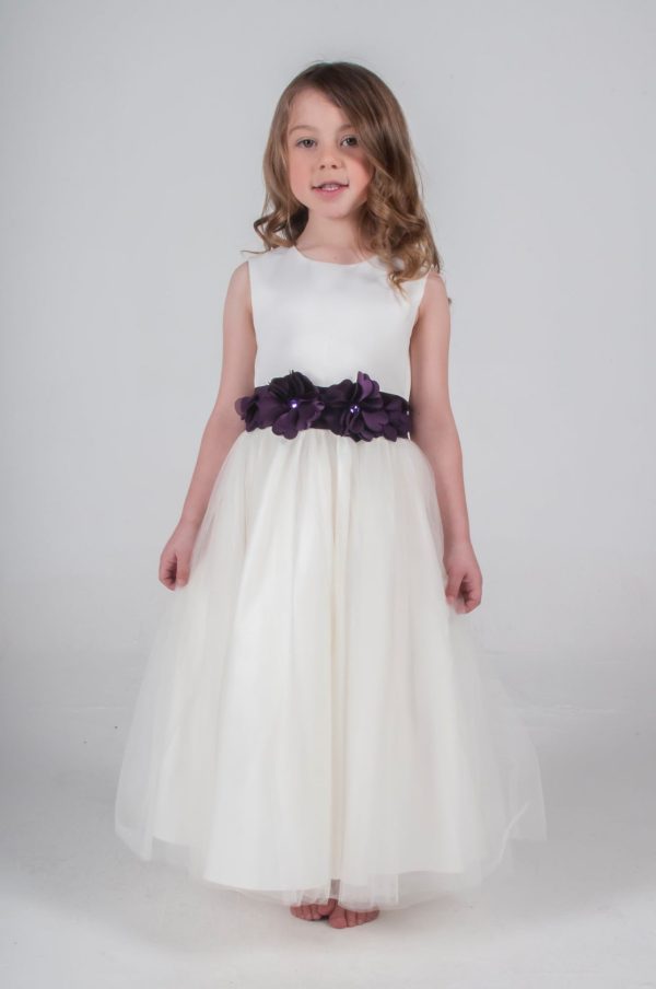 Flower Girl Dresses and Bridesmaid Dresses Girls Pippa Dress in Purple
