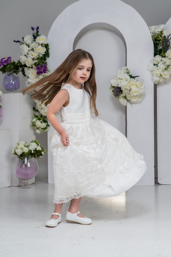 Communion Dresses Girls Florence Dress in Ivory