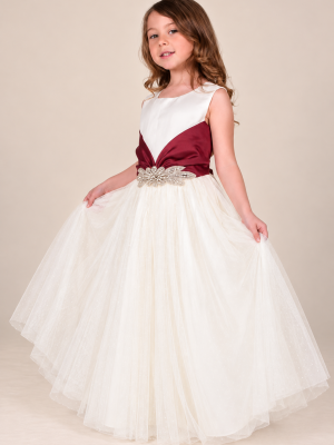 Girls Sasha Dress in Red