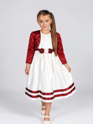 Girls Xena Dress in Red
