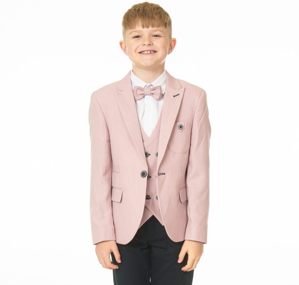 Boys’ 5-Piece Suit Set  - Coral main image 0