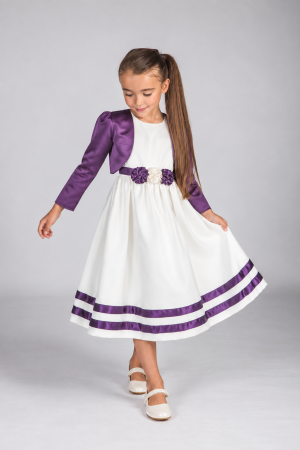girls Xena Dress in Purple-1