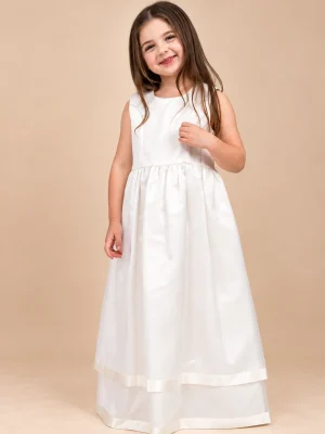 Girls Qwynn Dress in Ivory