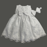 Baby Girls Dresses Baby Girls Eleanore White Christening Dress