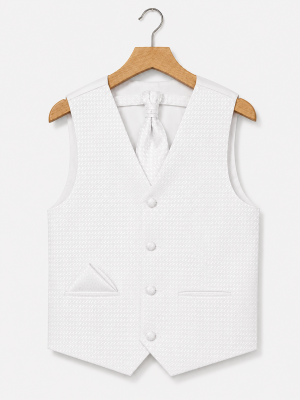 Boys Ivory Waistcoat Philip