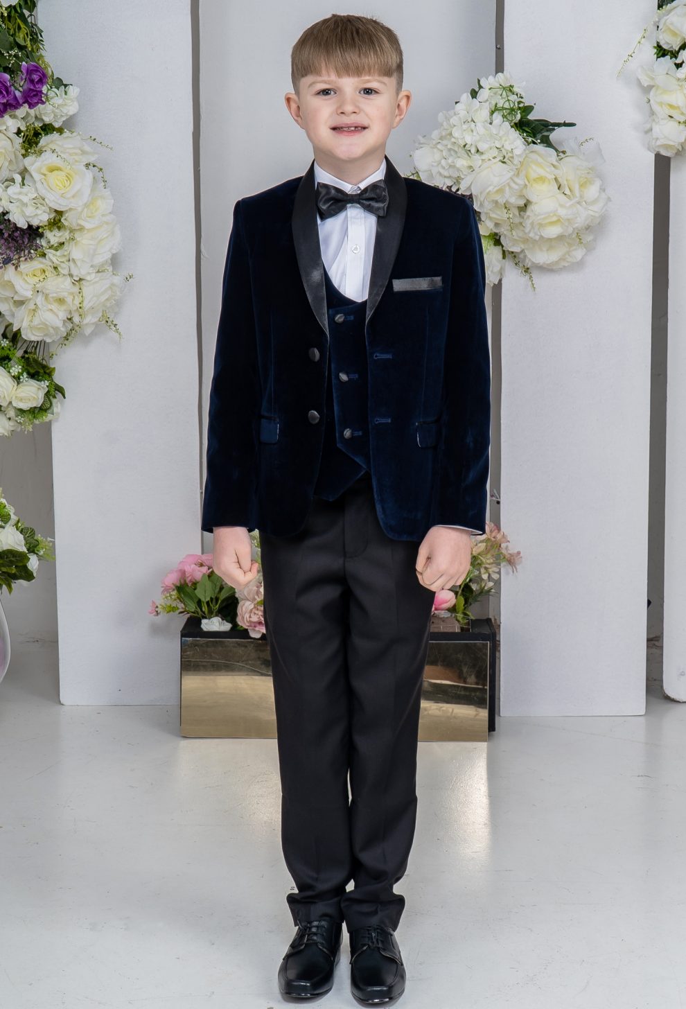 Cuvico Boys Emerald Green 5 Piece Tuxedo main image 0