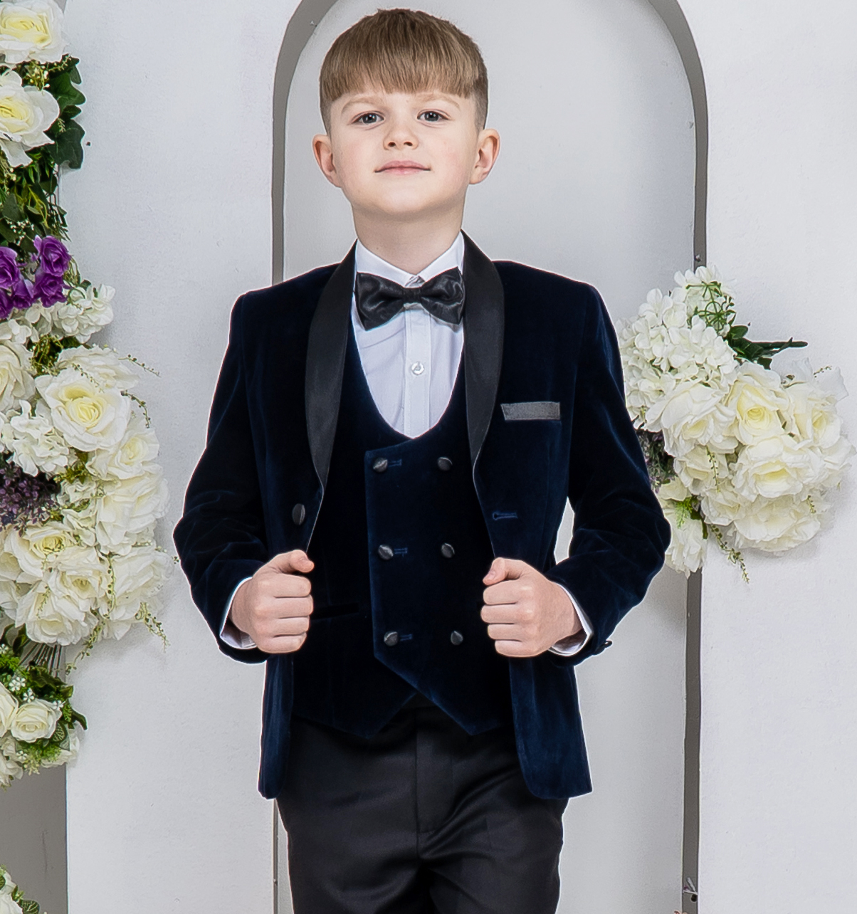 Toddler Suits Boys Tuxedo Suits Wedding Outfit Ring Bearer Suits Easter Suit  5Piece Boys Set for Boys Size Yellow 8 - Walmart.com