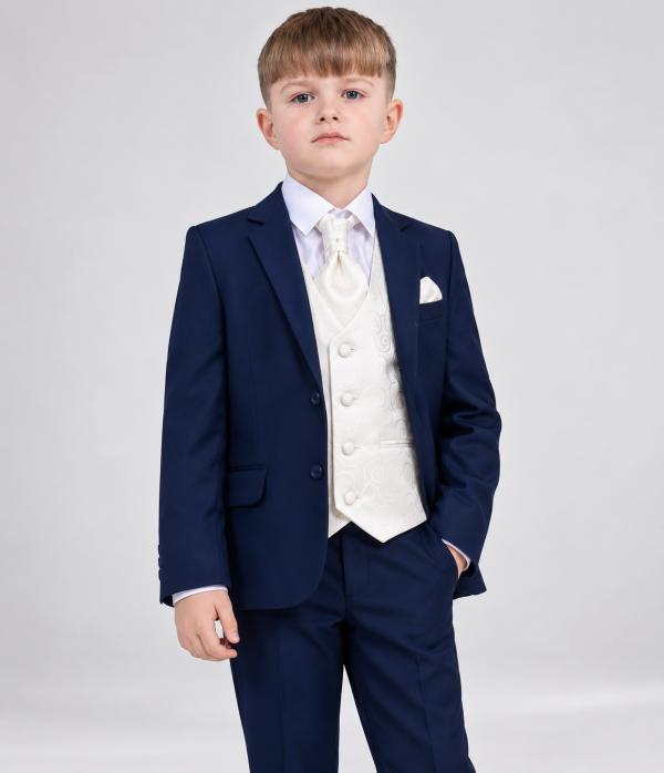 Formal Navy Suit Studio Portrait