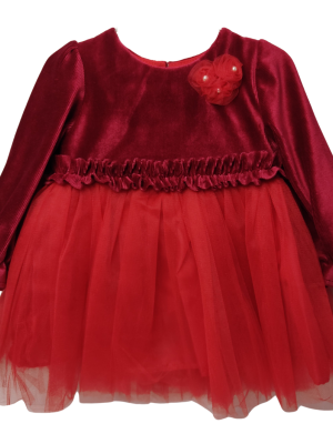Baby Girls Dresses Baby Girls Red Velvet Dress