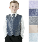 Baby Boys Suits Boys 4 piece swirl waistcoat suit, choice of 5 colours