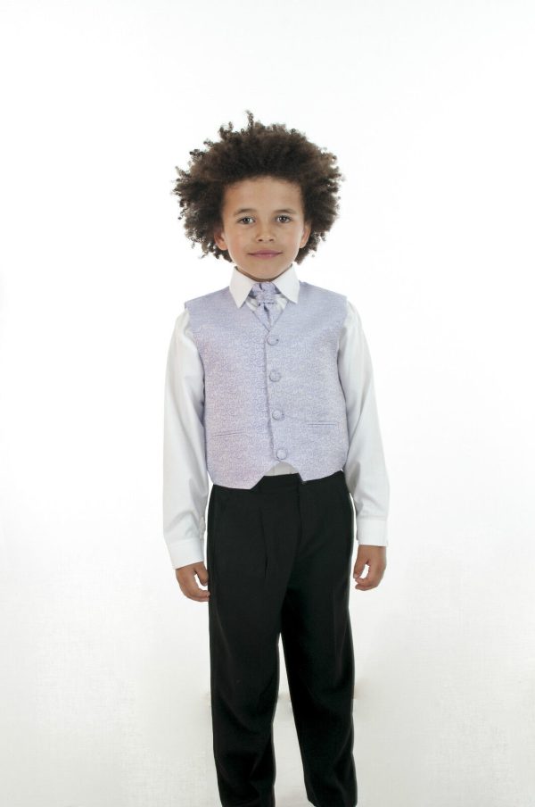 Baby Boys Suits Boys 4 piece swirl waistcoat suit, choice of 5 colours