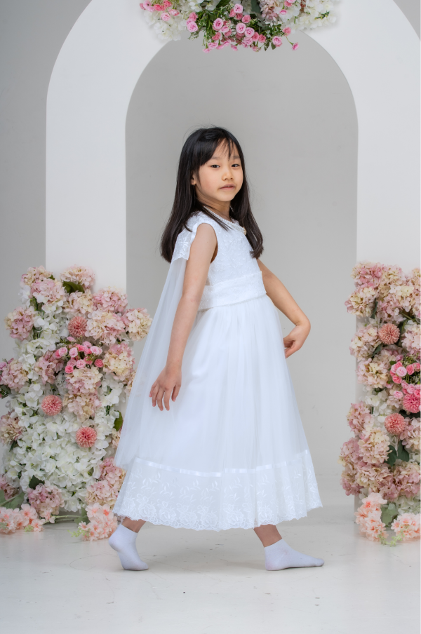 Communion Dresses Girls Honey Dress in White