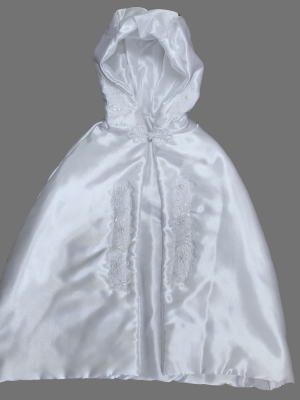 Clearance Items Baby Girls Quilted Christening Hooded Cape