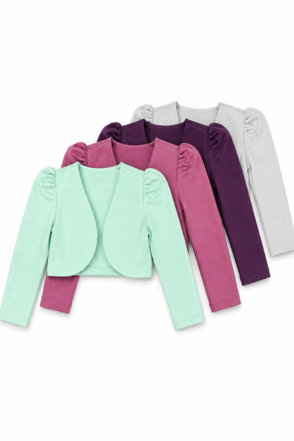 Girls Long Sleeve Tammi Bolero-1