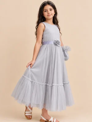 Girls Grey Tammi Dress