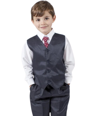 Baby Boys Suits Baby Boys 5 Piece Grey Suit Milano Mayfair