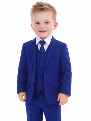 Baby Boys 5 Piece Suit Blue Vivaki