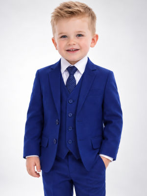Baby Boys 5 Piece Suit Blue Vivaki