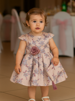 Girls lilac Floral Dress