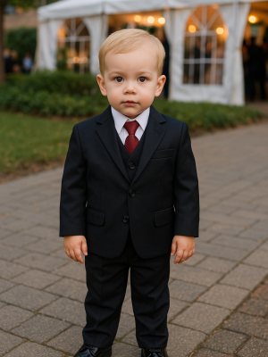 Baby Boys 5 Piece Black Romario