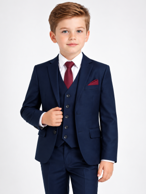 Baby Boys Navy Suit Ezra