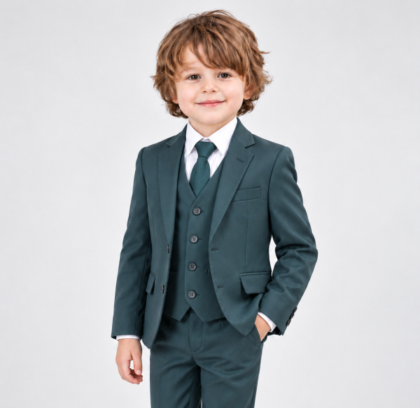 Young Gentleman in Teal Suit