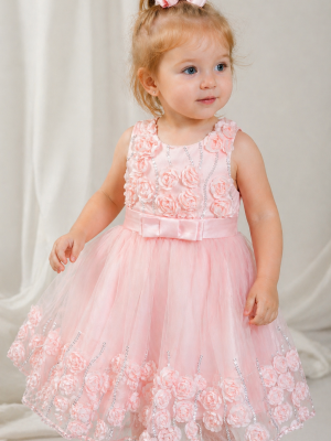 Pink Flower Dress