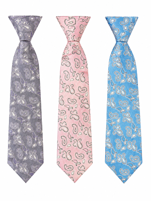 Large Paisley Elasticated Tie